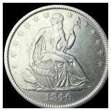 1846-O Silver Seated Liberty Half Dollar  CLOSELY