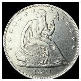 1861-O Silver Seated Liberty Half Dollar  CLOSELY