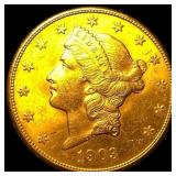1903-S Gold $20 Liberty Head Double Eagle  CHOICE