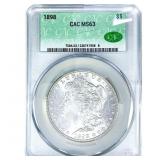 1898 Morgan Silver Dollar CAC MS63