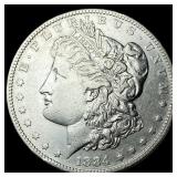 1884-S Silver Morgan Dollar CHOICE AU