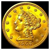 1906 Liberty Head Gold Quarter Eagle CHOICE  BU