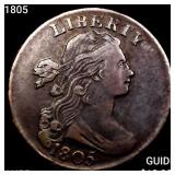 1805 Draped Bust Large Cent HIGH GRADE