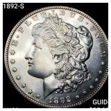 1892-S Morgan Silver Dollar CHOICE AU