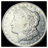 1921-S Silver Morgan Dollar CHOICE AU