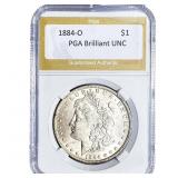 1884-O Morgan Silver Dollar PGA Brilliant UNC