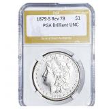 1879-S Morgan Silver Dollar PGA Brilliant UNC