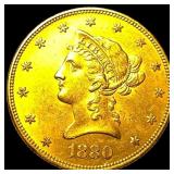 1880 Liberty Head Eagle $10 Gold CHOICE AU