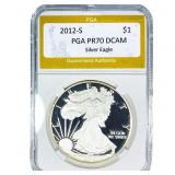 2012-S Silver Eagle PGA PR70 DCAM