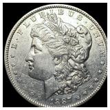 1887-O Silver Morgan Dollar CHOICE AU