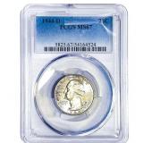 1944-D Washington Silver Quarter PCGS MS67