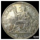 1927A French Indo-China .7813oz Silver Piastre