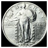 1929 Standing Liberty Silver Quarter NEARLY UNCIRC