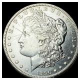 1890-CC Silver Morgan Dollar CLOSELY UNCIRCULATED