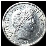 1905-S Silver Barber Dime UNCIRCULATED