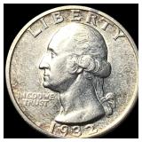 1932-S Silver Washington Quarter CLOSELY  UNCIRCU