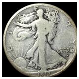 1917-S Silver Walking Liberty Half Dollar  NICELY