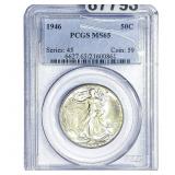 1946 Walking Liberty Half Dollar PCGS MS65
