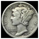1926-S Silver Mercury Dime LIGHTLY CIRCULATED