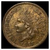 1867 Indian Head Cent CLOSELY UNCIRCULATED