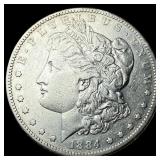 1884-S Silver Morgan Dollar NEARLY UNCIRCULATED
