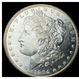 1904-O Silver Morgan Dollar CHOICE AU