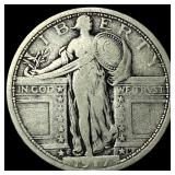 1917-D Type 1 Standing Liberty Quarter  LIGHTLY C