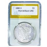 1880-S Morgan Silver Dollar PGA Brilliant UNC