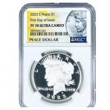 2023-S Silver Peace Dollar NGC PF70 Ultra Cameo