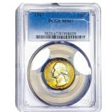 1947 Washington Silver Quarter PCGS MS67