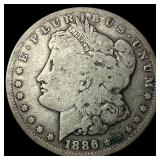 1886-S Silver Morgan Dollar LIGHTLY CIRCULATED