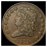 1825 Classic Head Half Cent NEARLY  UNCIRCULATED