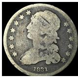 1831 Silver Capped Bust Quarter NICELY  CIRCULATE
