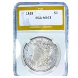 1899 Morgan Silver Dollar PGA MS63