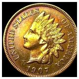 1907 Indian Head Cent CHOICE AU