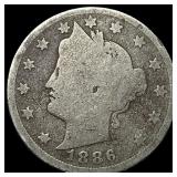 1886 Liberty Head Nickel NICELY CIRCULATED