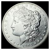 1904-O Silver Morgan Dollar NEARLY UNCIRCULATED