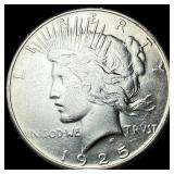 1925-S Silver Peace Dollar CLOSELY UNCIRCULATED
