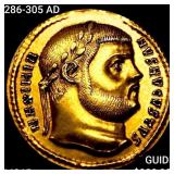 286-305 AD Maximianus Hercules Gold Auerius GEM BU