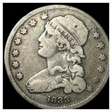 1833 Capped Bust Silver Quarter NICELY  CIRCULATE