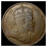 1908 Ceylon One Cent