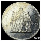 1978 France Silver 50 Francs