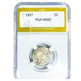 1937 Buffalo Nickel PGA MS65