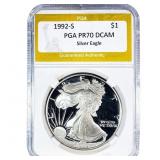 1992-S Silver Eagle PGA PR70 DCAM
