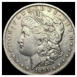 1891-O Silver Morgan Dollar NEARLY  UNCIRCULATED