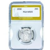 1930 Standing Liberty Quarter PGA MS65