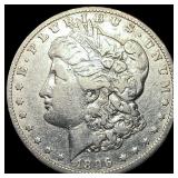 1896-O Silver Morgan Dollar ABOUT  UNCIRCULATED