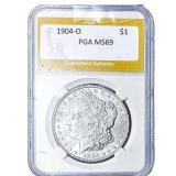1904-O Morgan Silver Dollar PGA MS69