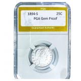 1894-S Barber Quarter PGA Gem Proof