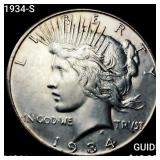 1934-S Silver Peace Dollar UNCIRCULATED